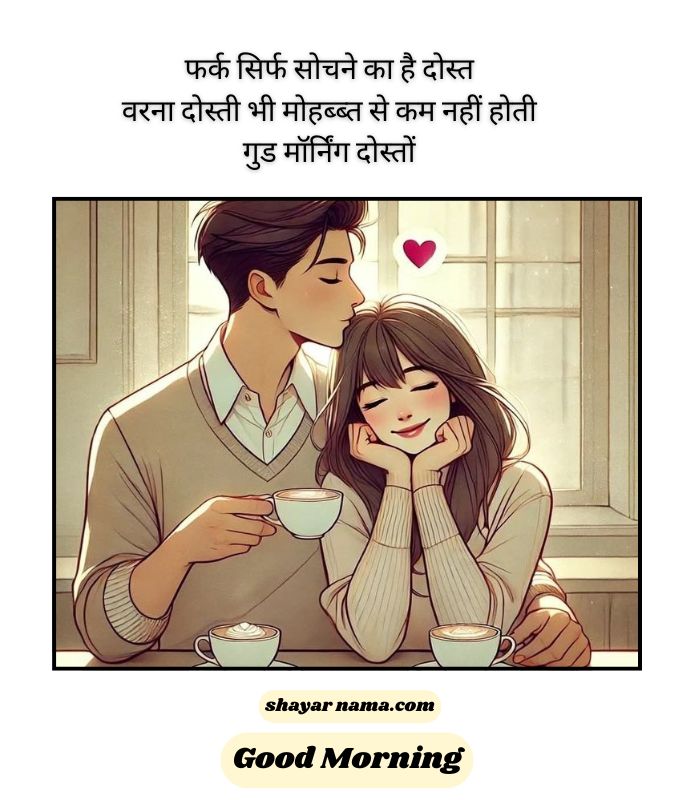 2 line Good Morning Shayari in Hindi