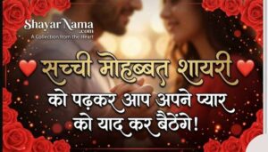Sachi Mohabbat Shayari
