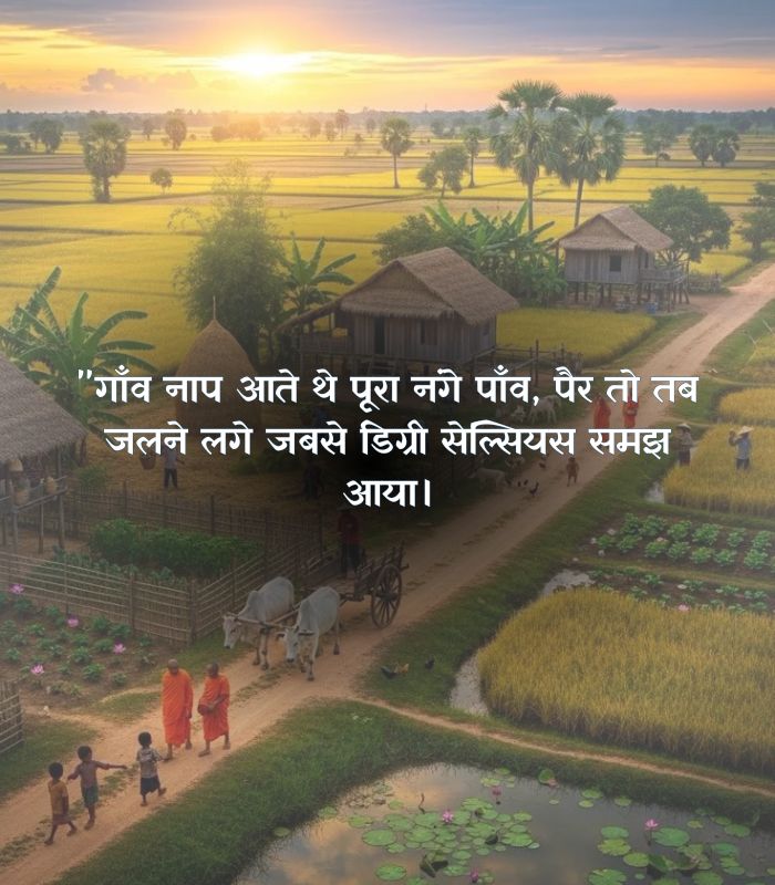 Village quotes in hindi for Instagram
